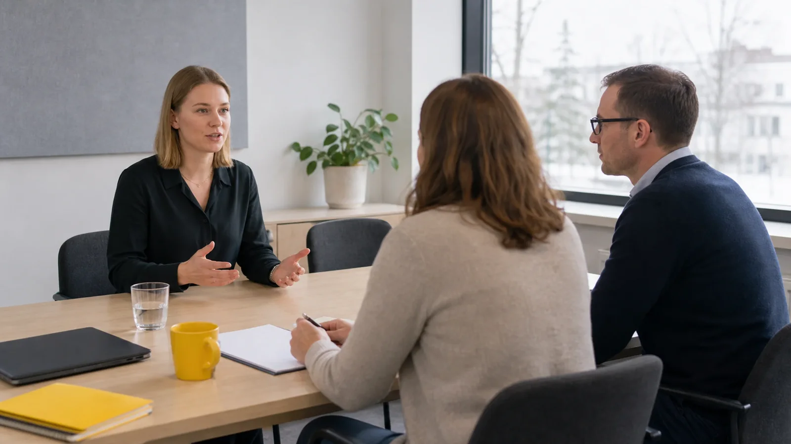 Vuokratyöntekijän aloitusta käydään läpi tuotantotilassa