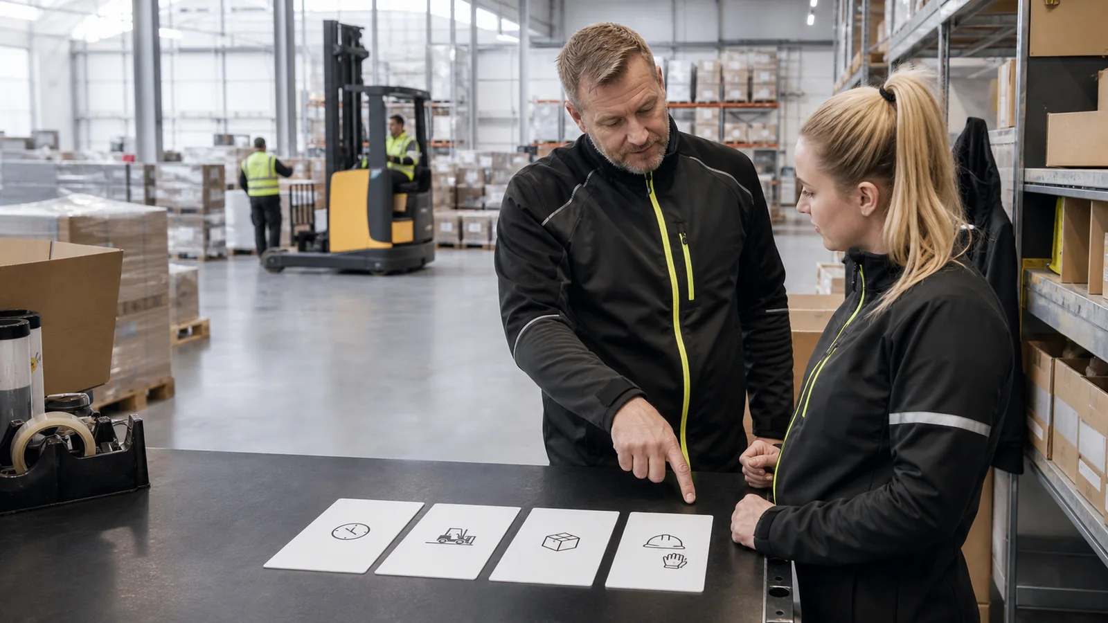 Vuokratyöntekijän toimeksiantoa rajataan varaston työpisteellä