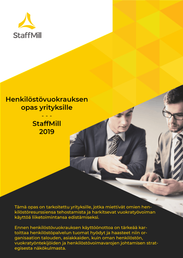 Henkilöstövuokrauksen oppaan sivu 1